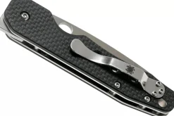 Couteau pliant Spyderco Smock C240CFP manche en fibre de carbone/G10 noir 11,5cm