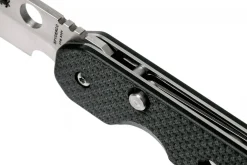 Couteau pliant Spyderco Smock C240CFP manche en fibre de carbone/G10 noir 11,5cm
