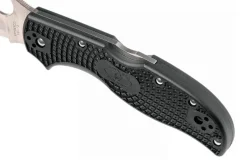 Couteau pliant Spyderco Stretch 2 C90PBK2 manche en nylon/fibre de verre noir 12cm
