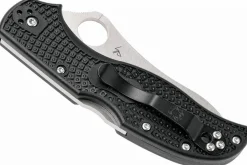 Couteau pliant Spyderco Stretch 2 C90PBK2 manche en nylon/fibre de verre noir 12cm
