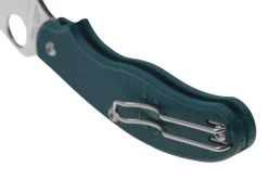 Couteau pliant Spyderco UK Penknife C94PCBL manche en nylon / fibre de verre bleu foncé 10cm