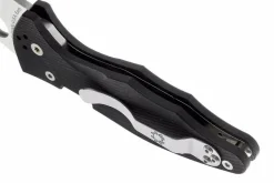 Couteau pliant Spyderco Yojimbo 2 C85GP2 Wharncliffe manche G10 noir 11,4cm