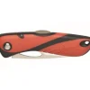 Couteau pliant Wichard Offshore 10129 lame semi-crantée avec démanilleur manche orange