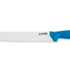 Couteau à poisson Au Nain Sigma lame dentée inox 36cm manche bleu moulé thermoplastique
