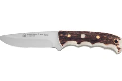 Couteau Puma IP Catamount Stag II 304211 lame 11,1cm manche bois de cerf + étui en cuir