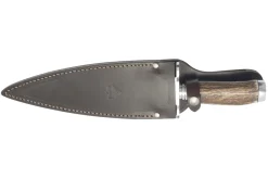 Couteau Puma IP Catcher III Stag 310524 lame 23,3cm manche bois de cerf + étui en cuir