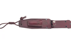 Couteau Puma IP Chispero 335615 lame 15cm manche bois de bocote + étui en cuir + allume-feu
