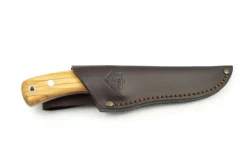 Couteau Puma IP Montero Olive 328512 lame 12cm manche olivier + étui en cuir