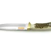 Couteau Puma IP Mountain 320114 lame 14,5cm manche bois de cerf + étui en cuir
