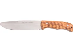 Couteau Puma IP Ondular IV 267215 lame 15cm manche olivier + étui en cuir