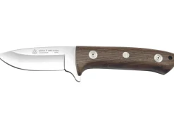 Couteau Puma IP Pollux II Oak 307609 lame 9cm manche bois de bocote + étui en cuir