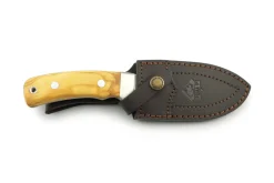 Couteau Puma IP Schwarzwild Olive 328212 lame guthook 12cm manche olivier + étui en cuir