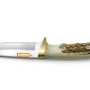 Couteau Puma IP Trapper Stag 309410 lame 11cm manche bois de cerf + étui en cuir