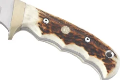 Couteau Puma IP Trapper Stag 309410 lame 11cm manche bois de cerf + étui en cuir