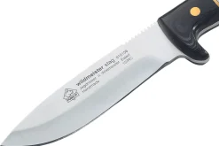 Couteau Puma IP Wildmeister Stag 366212 lame 11,8cm manche bois de cerf/micarta + étui en cuir