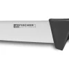 Couteau à saigner professionnel Fischer HACCP 20cm manche noir
