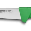 Couteau à saigner professionnel Fischer HACCP 17cm manche vert