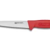 Couteau à saigner professionnel Fischer HACCP 17cm manche rouge