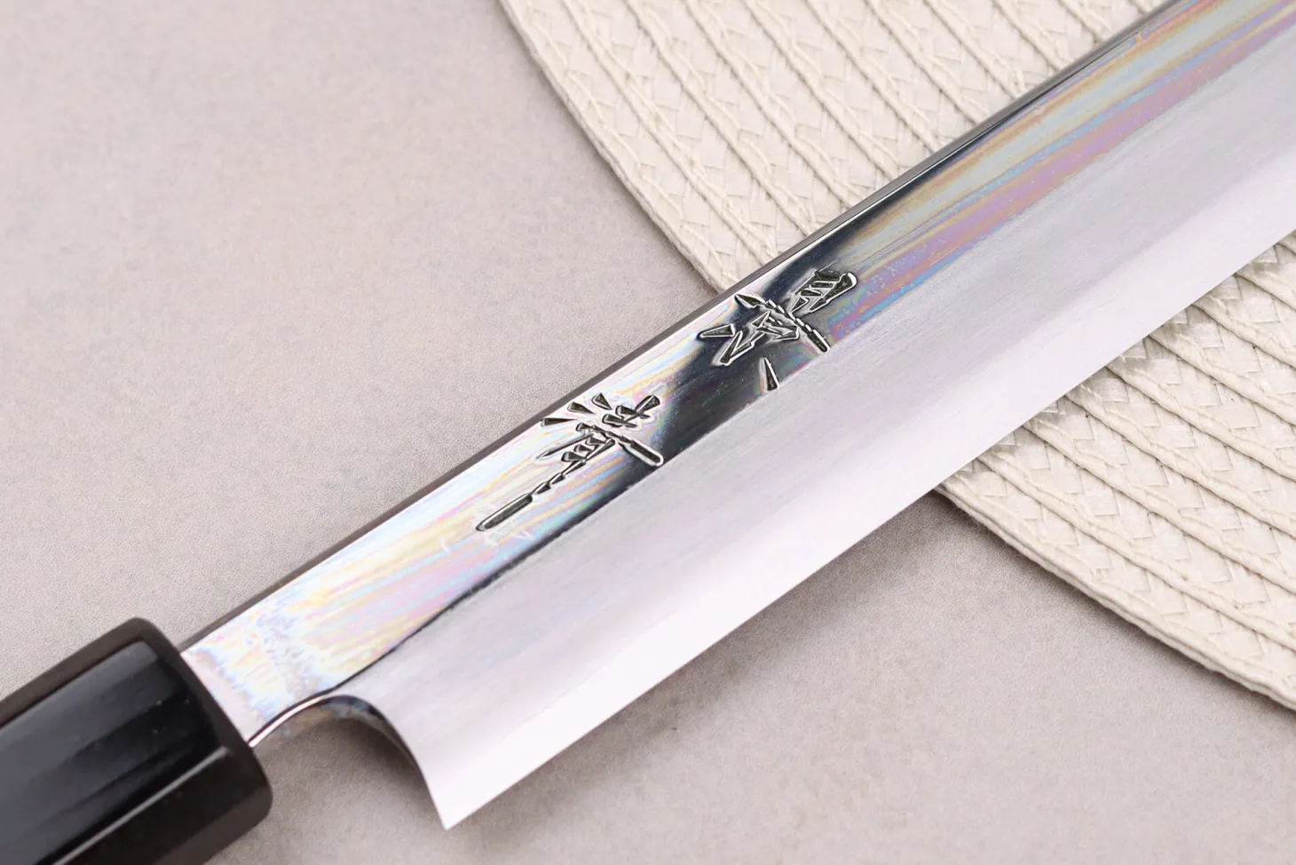 Couteau sakimaru 30cm japonais artisanal Kagekiyo Hirame VG10