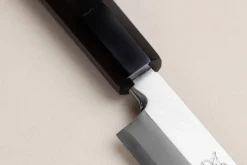 Couteau sakimaru takohiki japonais artisanal 27cm Sakai Takayuki Byakko manche en ébène + étui