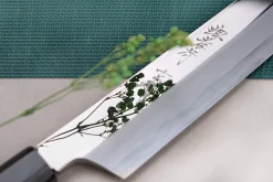 Couteau sakimaru yanagiba 30cm japonais artisanal Sakai Takayuki Genbu