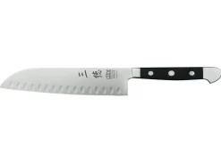 Couteau santoku alvéolé Güde Alpha 18cm en acier forgé