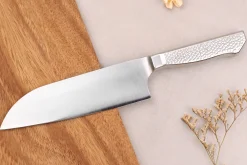 Couteau santoku alvéolé japonais Glestain Home Series 17cm