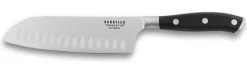 Couteau santoku alvéolé Sabatier Trompette Vulcano 17cm 3 rivets