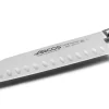 Couteau Santoku Arcos Riviera forgé lame alvéolée 18cm
