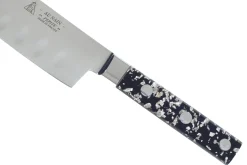 Couteau santoku Au Nain Pépite lame forgée alvéolée 20cm