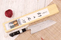 Couteau santoku 18cm artisanal japonais Fujiwara Maboroshi