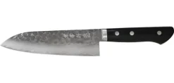Couteau santoku 16,5cm Japan Kanetsune acier VG1 martelé