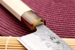 Couteau santoku 16,5cm japonais artisanal Yuzo Haruto Damas