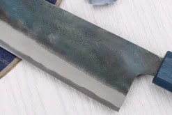 Couteau santoku 16,5cm japonais artisanal Yoshihiro Rugged Black