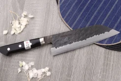Couteau santoku 18cm japonais artisanal Fujiwara Denka