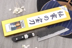 Couteau santoku 18cm japonais artisanal Fujiwara Denka