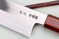 Couteau santoku 18cm japonais artisanal Hado Ginsan Kijiro