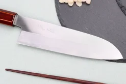 Couteau santoku 18cm japonais artisanal Hado Ginsan Kijiro