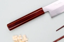 Couteau santoku 18cm japonais artisanal Hado Ginsan Kijiro