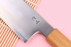 Couteau santoku 18cm japonais artisanal Kagekiyo Sakura Ginsan