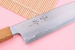 Couteau santoku 18cm japonais artisanal Kagekiyo Sakura Ginsan