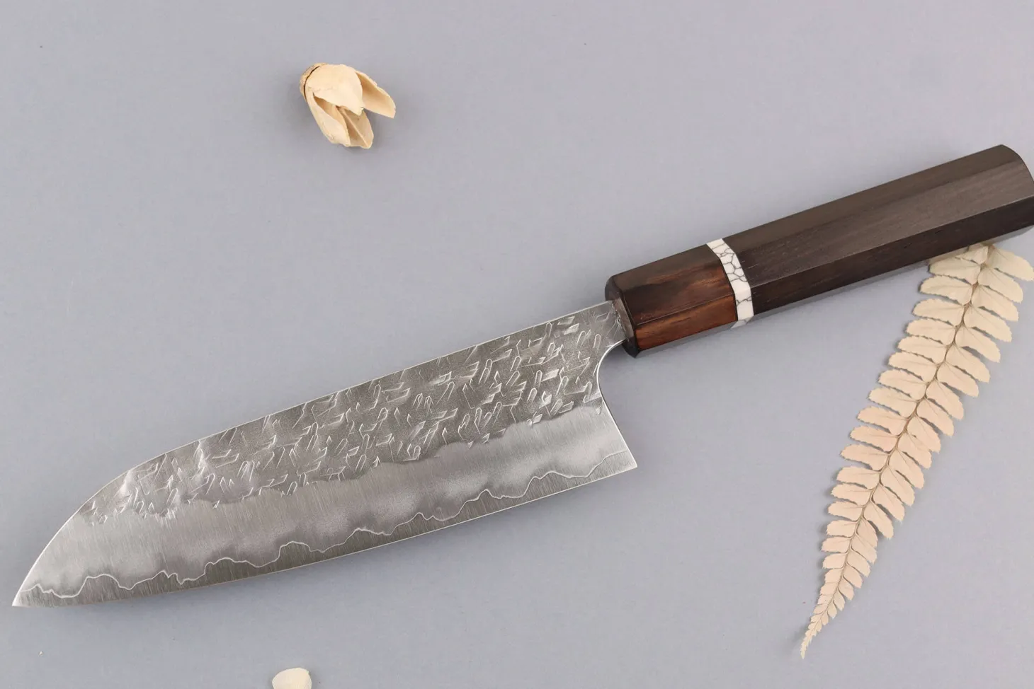 Couteau santoku 16,5cm japonais artisanal Yoshimi Kato Hyo SG2