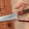 Couteau santoku 17cm japonais artisanal Yuzo Akira Tsuchime VG10