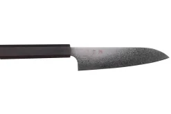 Couteau santoku 17cm japonais artisanal Yuzo Kurogane Damas VG10
