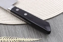 Couteau santoku 16,5cm japonais artisanal Masutani VG10 Damas