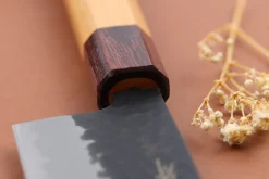 Couteau santoku 16,5cm japonais Sakai Takayuki AS brut de forge