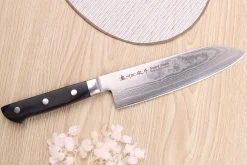 Couteau santoku 18cm japonais Satake Cutlery damas 69 couches