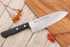 Couteau santoku 17cm japonais Satake Cutlery Nashiji