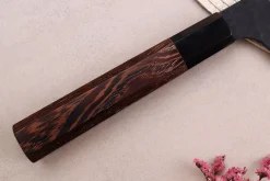 Couteau santoku 17cm japonais Sakai Takayuki Kurokage VG10 manche en wengé