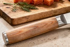 Couteau santoku 17cm japonais Satake Cutlery Pakkawood